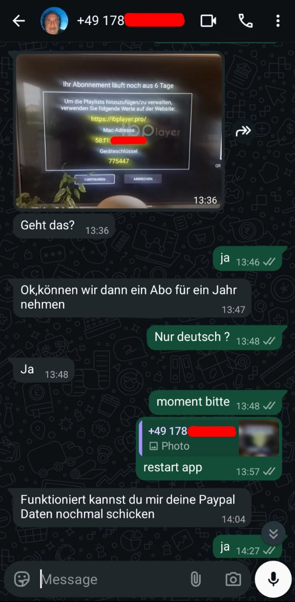 IPTV Kunden Feedback Deutschland Streaming Service