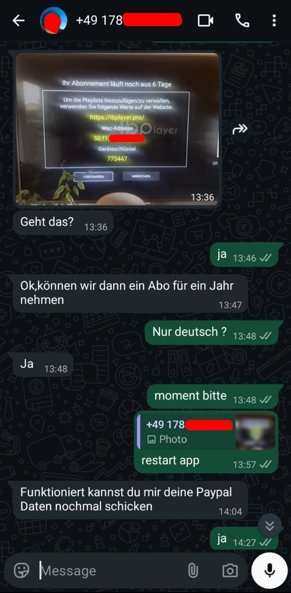 IPTV Kunden Feedback Deutschland Streaming Service